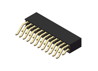 2.0 双排卧式排母（H6.35 Y端）